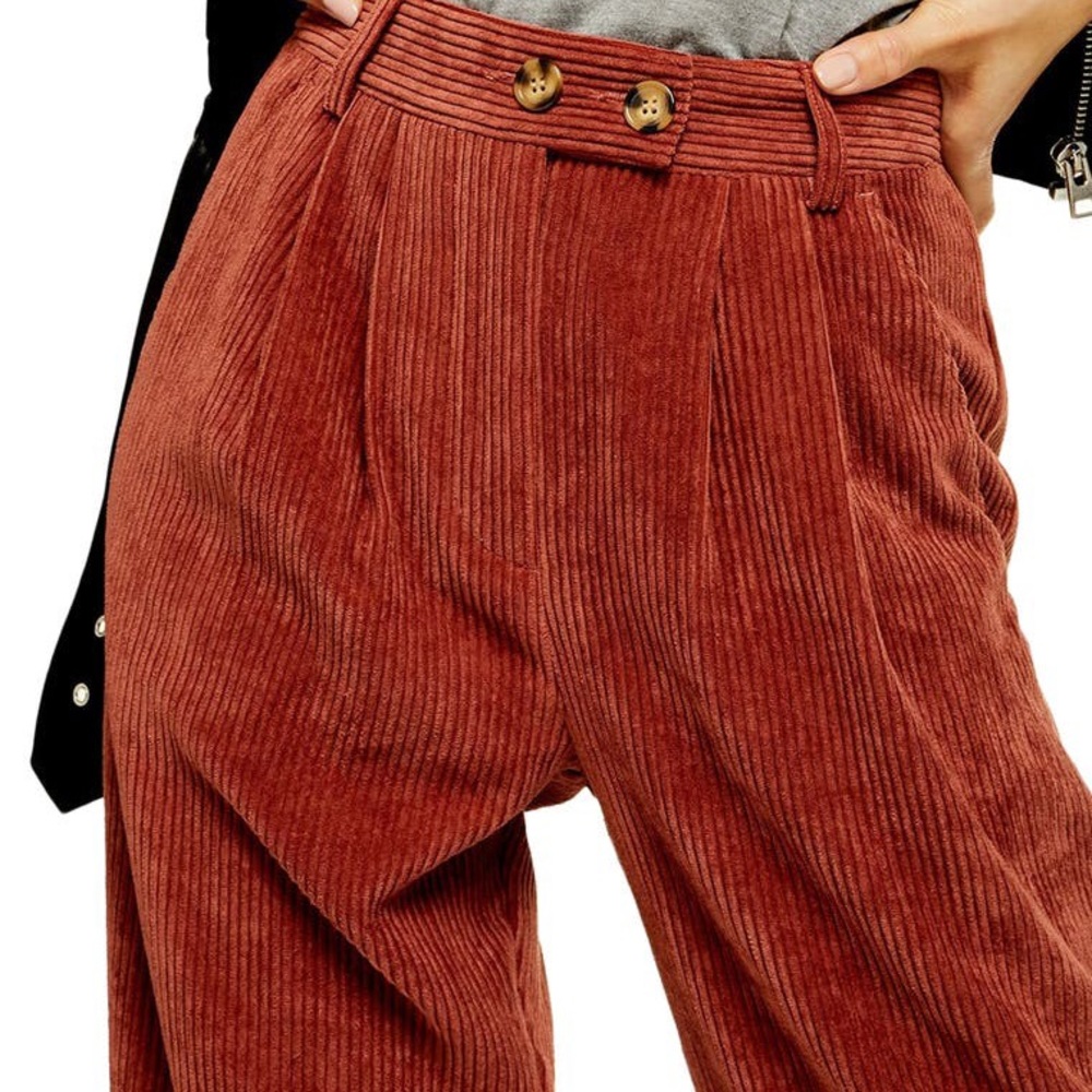 LAST CHANCE! Topshop Straight Leg Cord Trousers